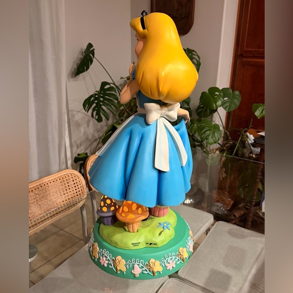 Disney Big Fig Alice in Wonderland Light-Up Statue Figurine Wonderland Mushrooms - Picture 3 of 14